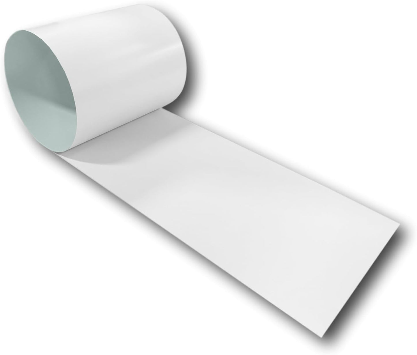 Eagle 1: 24 Gauge KYNAR 500 Sheet Metal Flashing Rolls-10 FT Long-Heavy Duty Pre-Finished Rolls-Commercial Grade-Roofing Flashing, Fascia Cover, Coping Cap-Multiple Sizes (36" x 10 FT, Stone White)