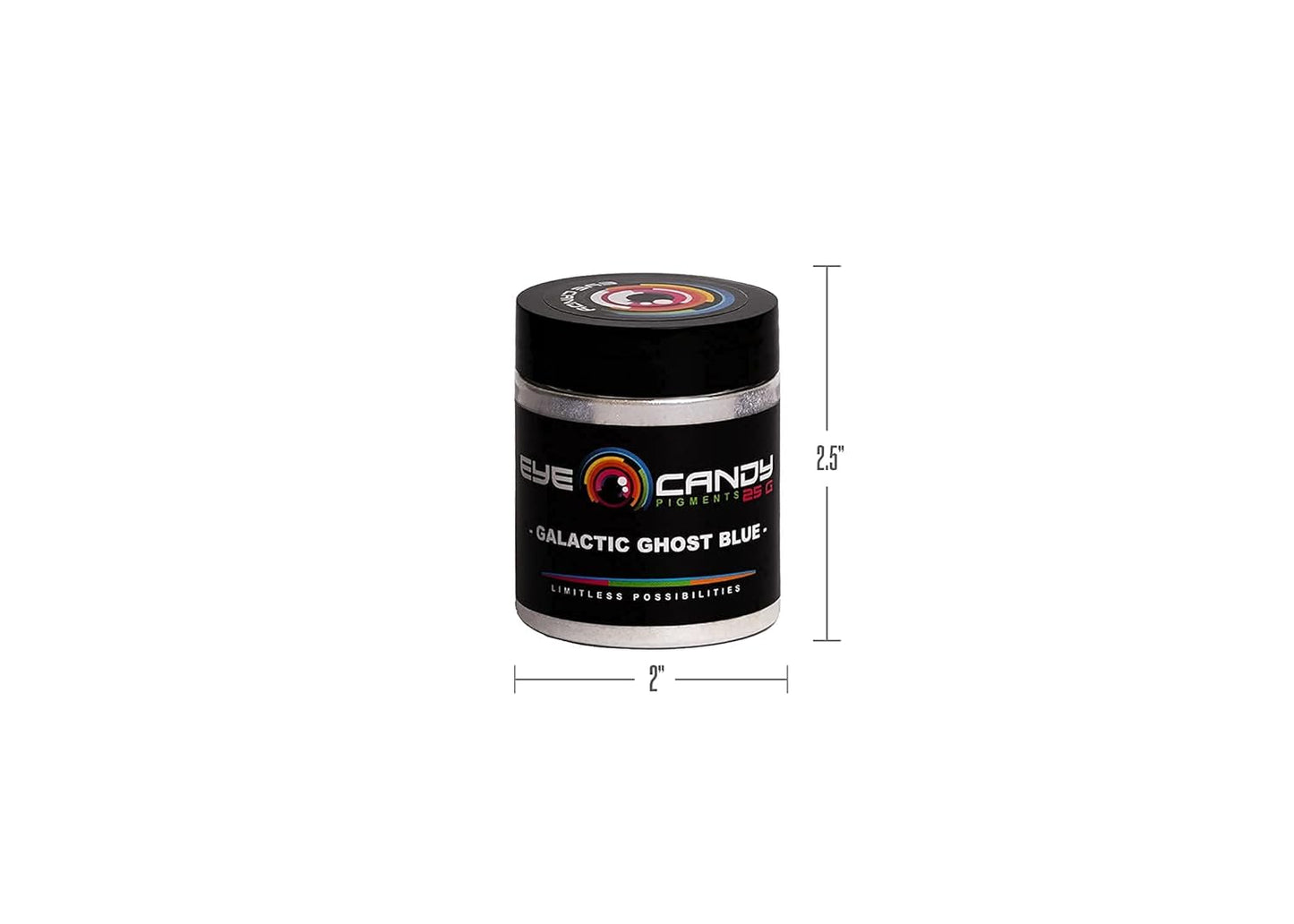 Eye Candy Premium Mica Powder Pigment “Galactic Ghost Blue” (25g) Multipurpose DIY Arts and Crafts Additive | Woodworking, Bath Bombs, Resin, Epoxy, Soap, Nail Polish (Galactic Ghost Blue, 25G)