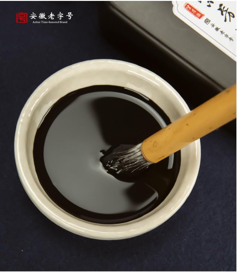Sumi Ink, Chinese Calligraphy Ink, Liquid Black Carbon Ink, Manga Ink (500ml (17oz), Black)
