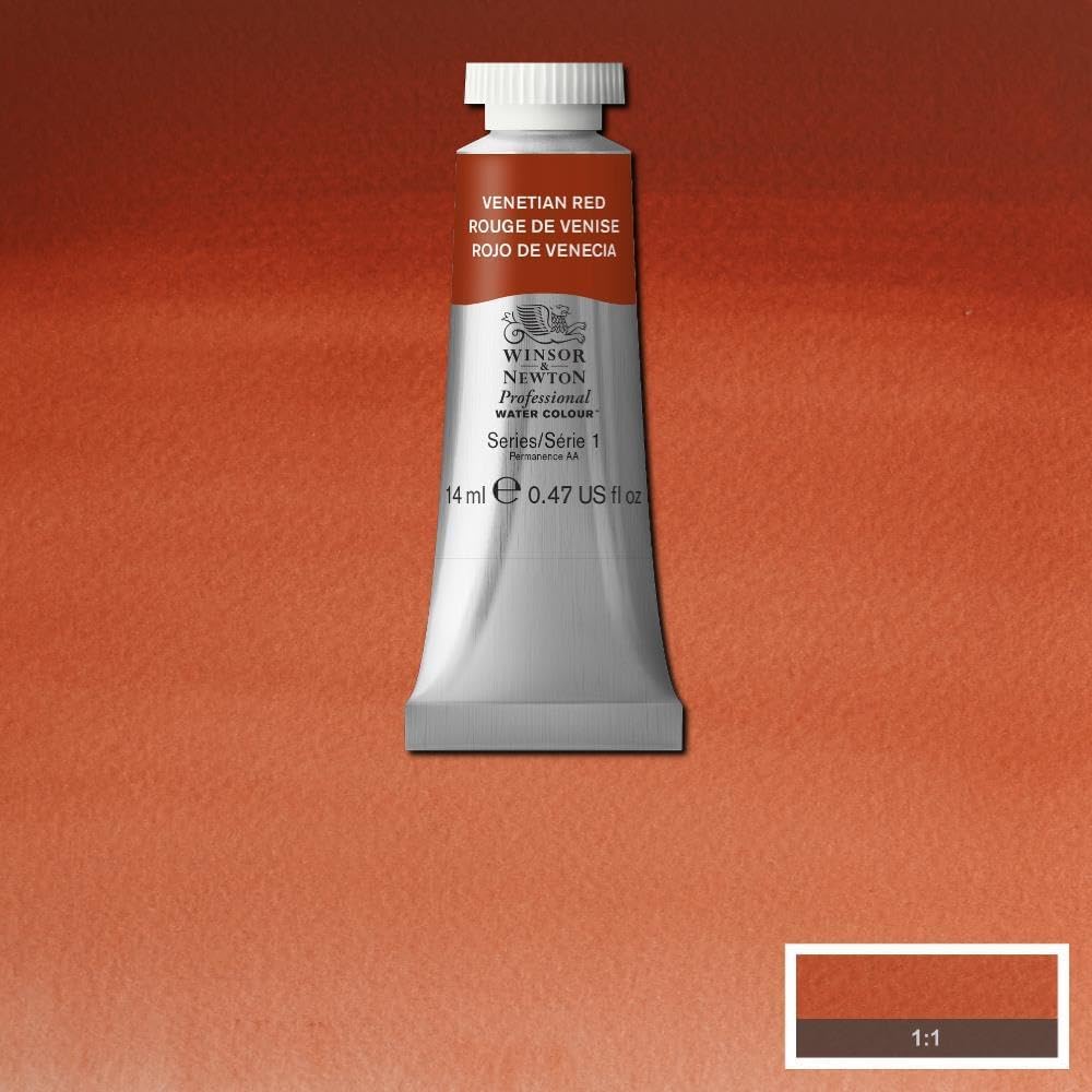 Winsor & Newton Professional Water Colour Paint, 0.47-oz Tube, Venetian Red