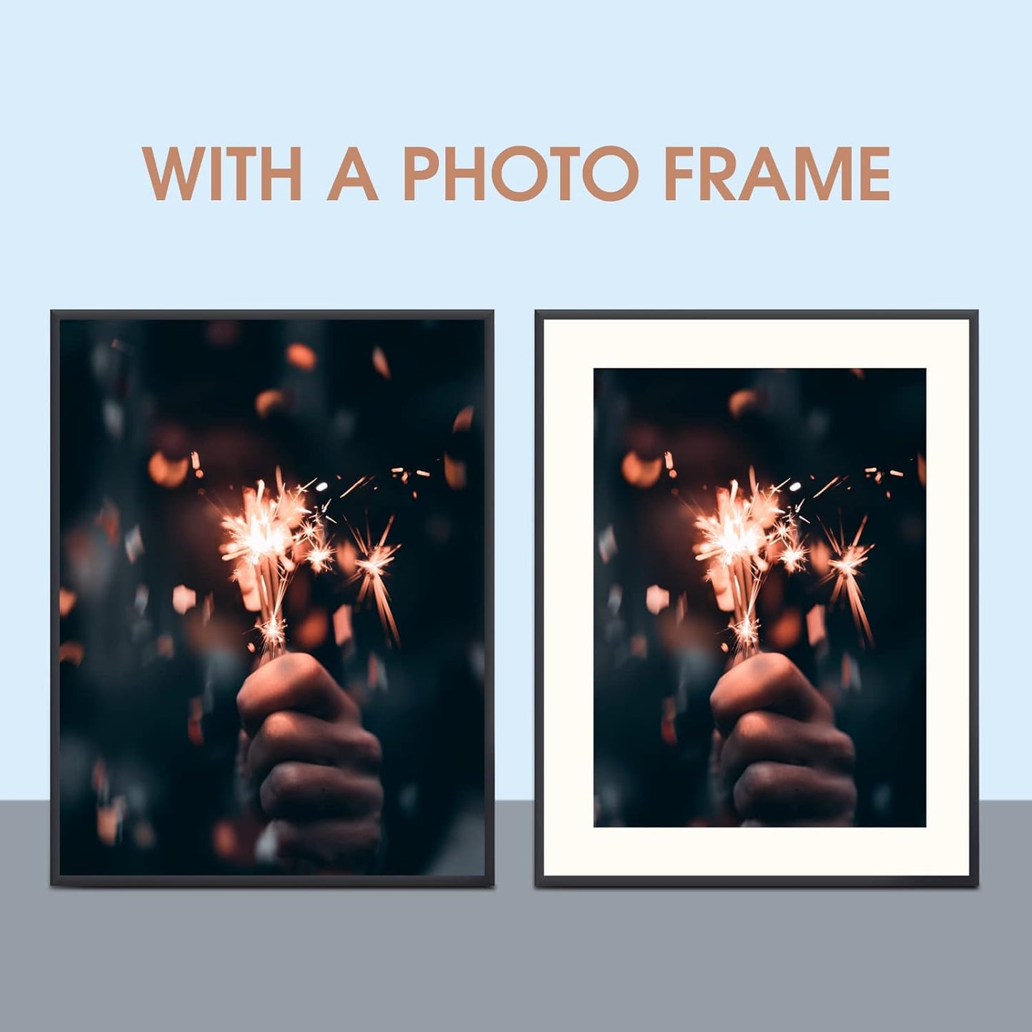 HOTUO 10 Pack Acid Free Ivory Picture Frame Mats, Pre-Cut 11x14 Picture Mats with Ivory Core Bevel Cut for 8x10 Photo, Signature Friendly 4 Ply Thickness Photo Mat for Frames/Artwork/Print/Picture