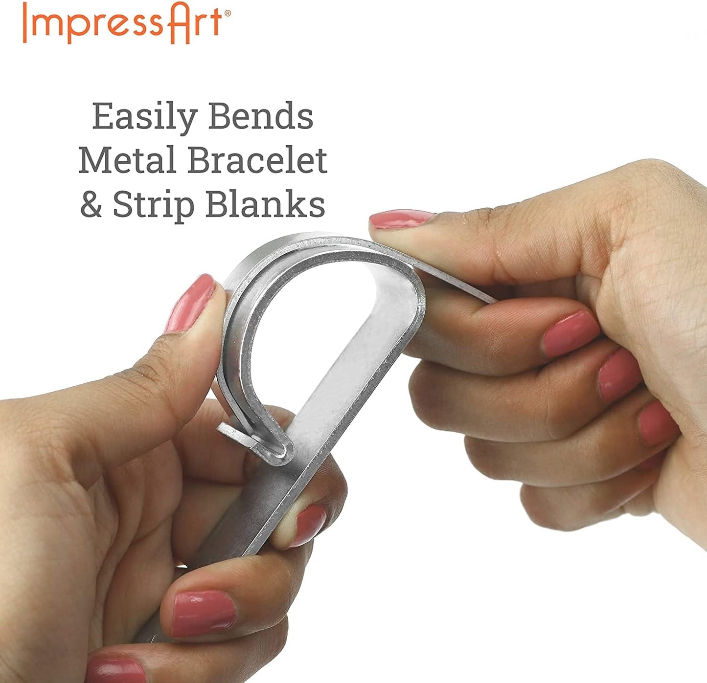 ImpressArt - Metal Stamping Kit, Includes All Essential Metal Stamping Tools for Jewelry Making and DIY Hand Stamping Custom Made Projects (Bridgette, Deluxe Bracelet Bending Kit)