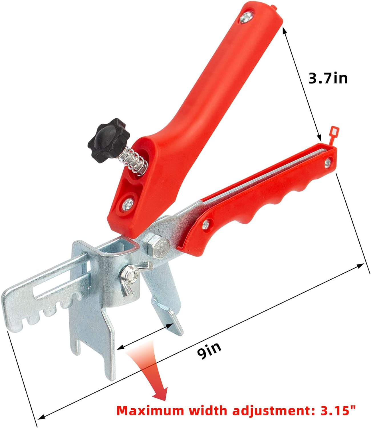 Tile Leveling System with Tile Plier, 1000-Piece Tile Spacers Clips and 200-Piece Reusable Wedges, Tile Leveler Tool Set for Ceramic Tile and Stone Installation (1/8 Inch Tile Spacers)