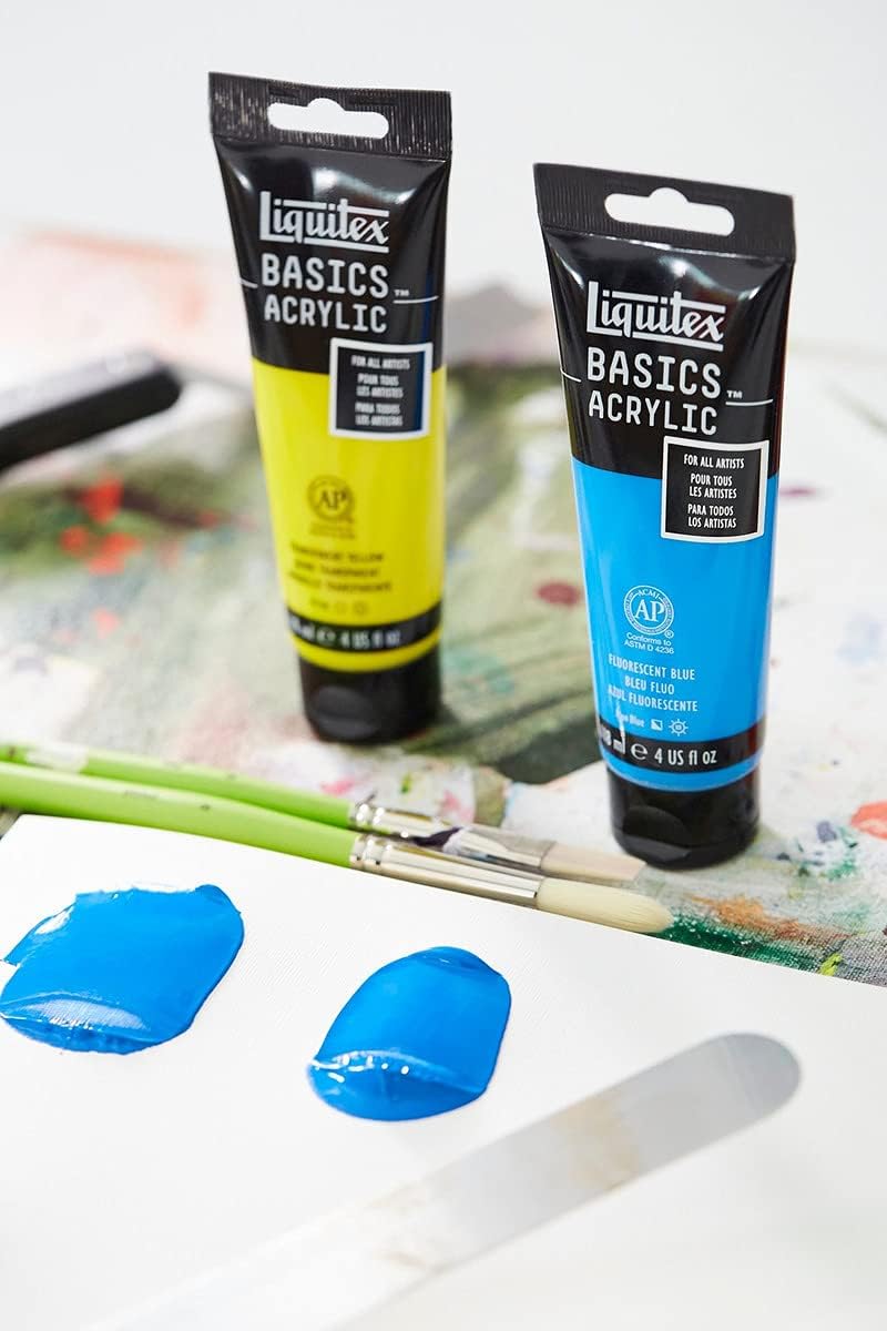 Liquitex BASICS Acrylic Paint, 118ml (4-oz) Tube, Ivory Black