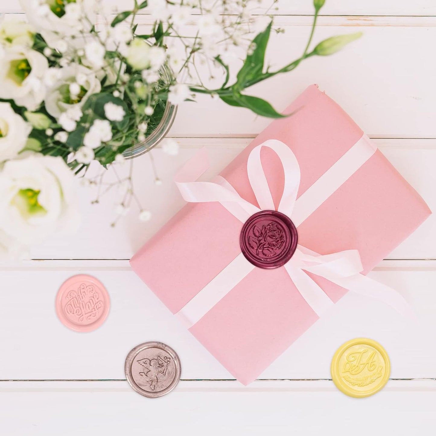 Yoption 15 Pieces Fuchsia Glue Gun Sealing Wax Sticks for Wax Seal Stamp, Great for Wedding Invitations, Envelopes, Cards, Christmas Gift Ideas, Wine Packages (Fuchsia)