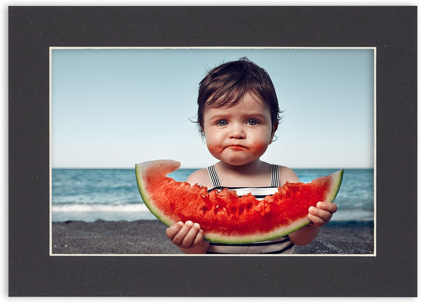 5x7 Mat for 8.5x11 Frame - Precut Mat Board Acid-Free Show Kit with Backing Board, and Clear Bags Mixed Colors 5x7 Photo Matte Made to Fit a 8.5x11 Picture Frame Matboard for Framing, Pack of 100 Mats