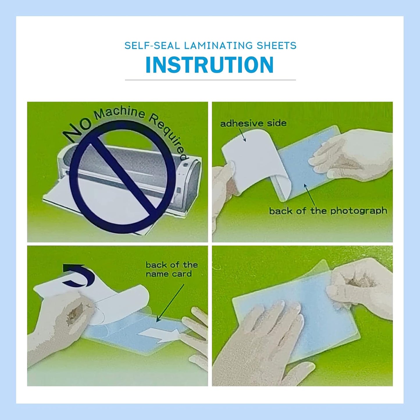 Uinkit 110-Pack Bulk Business Card Laminating Pouches, 10Mil Double-Sided for 2.6x3.9" Cards, Ultimate Volume Solution for Restaurant IDs, School Badges, Event Credentials - No Laminator