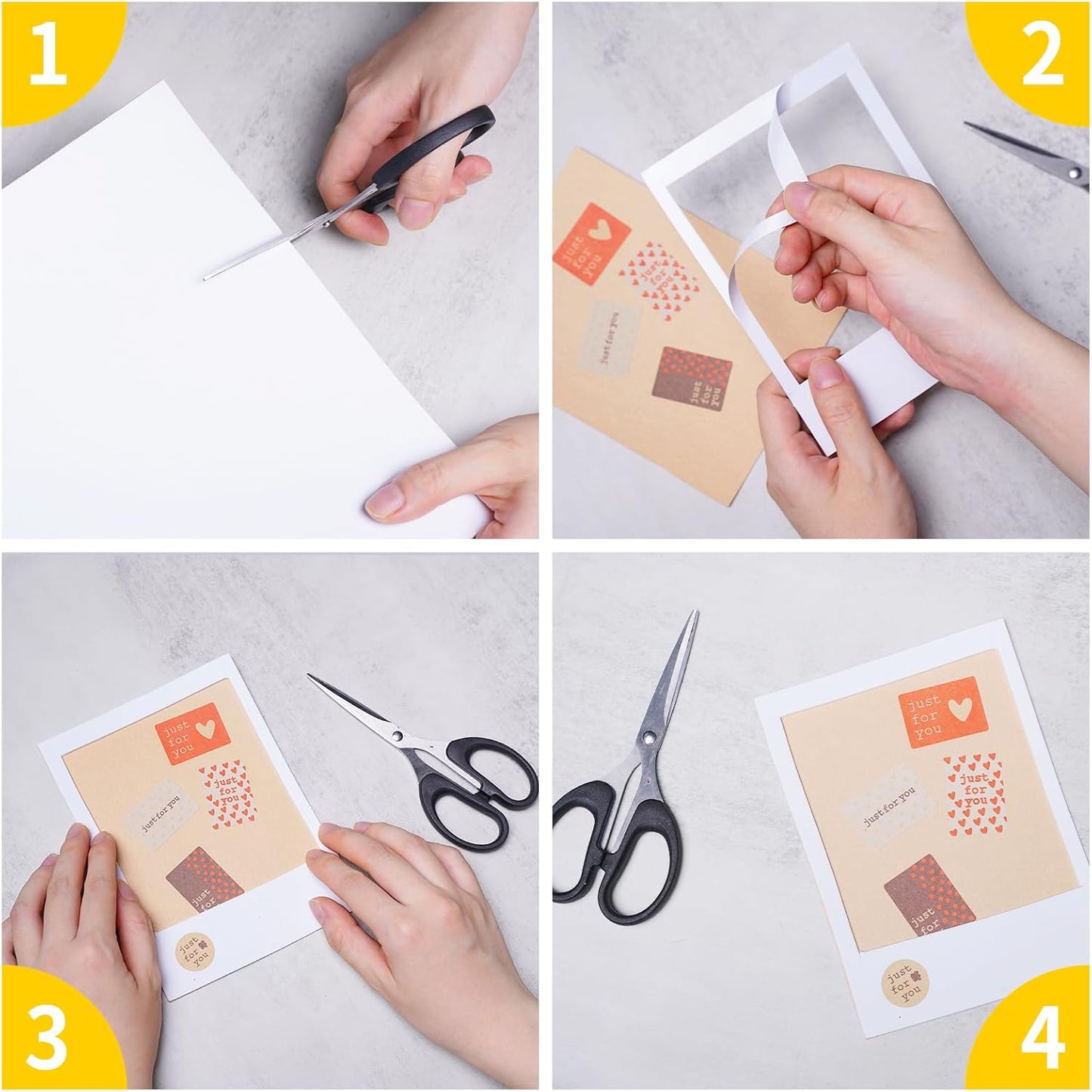 MEARCOOH Self Adhesive Foam Sheets, White 9x12 Inch 2mm Sticky Eva Foam Paper for Crafts Cardmaking Photo Frames Classroom Scrapbooking Christmas Crafts (White 10 Sheets)