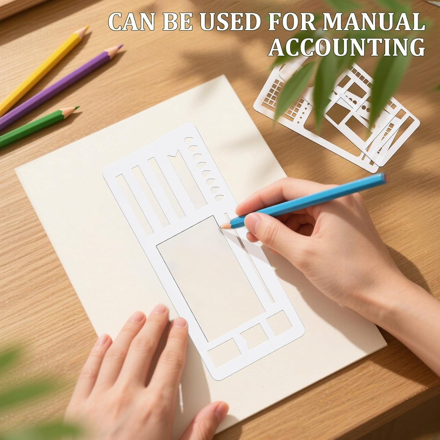 Handmade Flexible Record Template, Planner Stencil Set for Dot Grid Journals, DIY Flexible Drawing and Checklist Templates Suitable for Various Occasions (Set C)