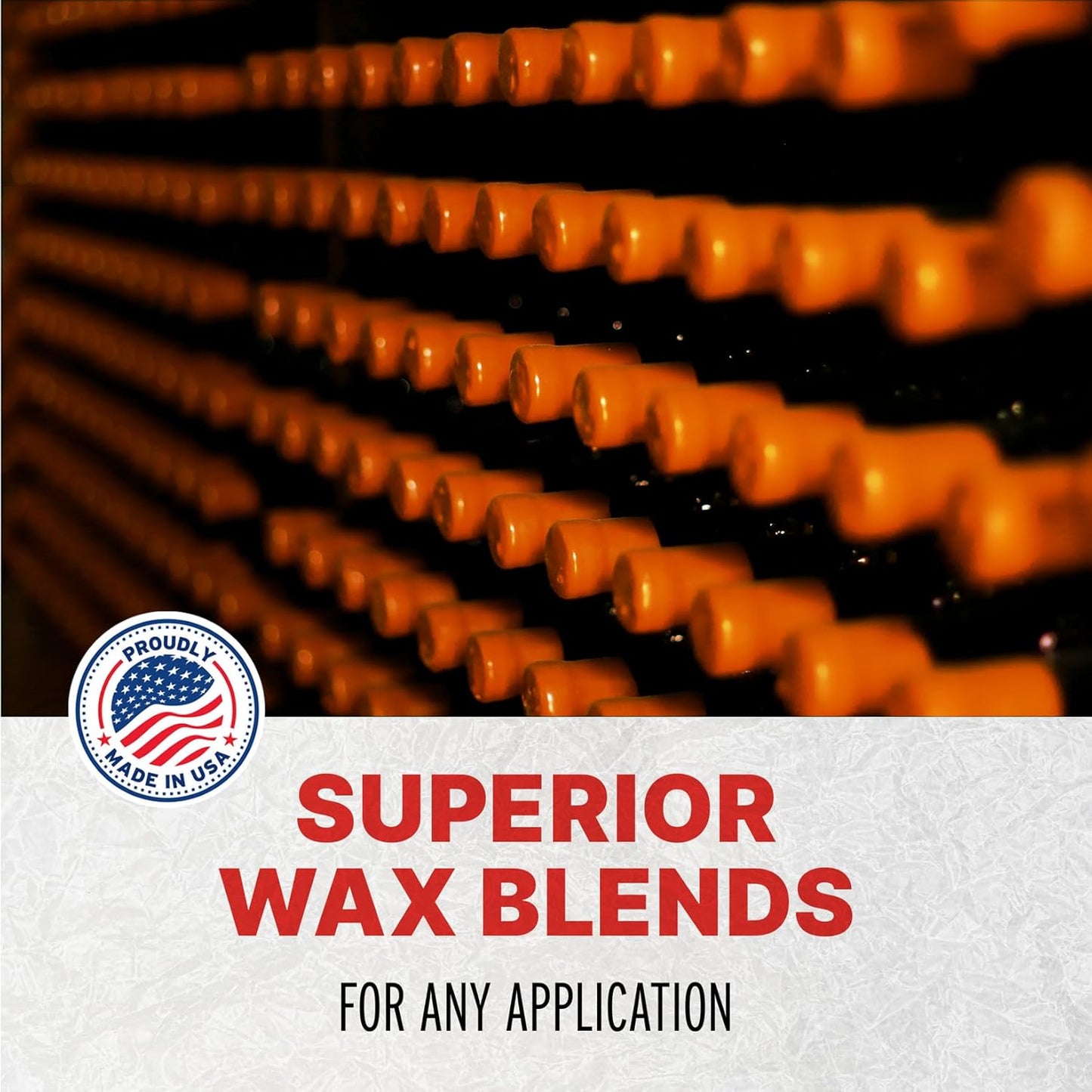 Blended Waxes, Inc. Bottle Sealing Wax Beads, Premium Pastille Wax Seal Beads For Wine, Beer, and Liquor Bottle Closure, Seals Between 25-30 Bottles, 1 lb, Tangerine Pearl