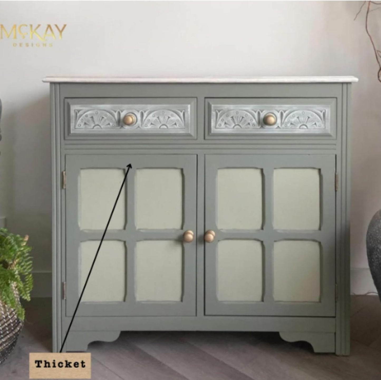 Dixie Belle Paint Company Chalk Finish Furniture Paint – Thicket (4oz) – Matte Chic Chalk Mineral DIY Furniture Paint