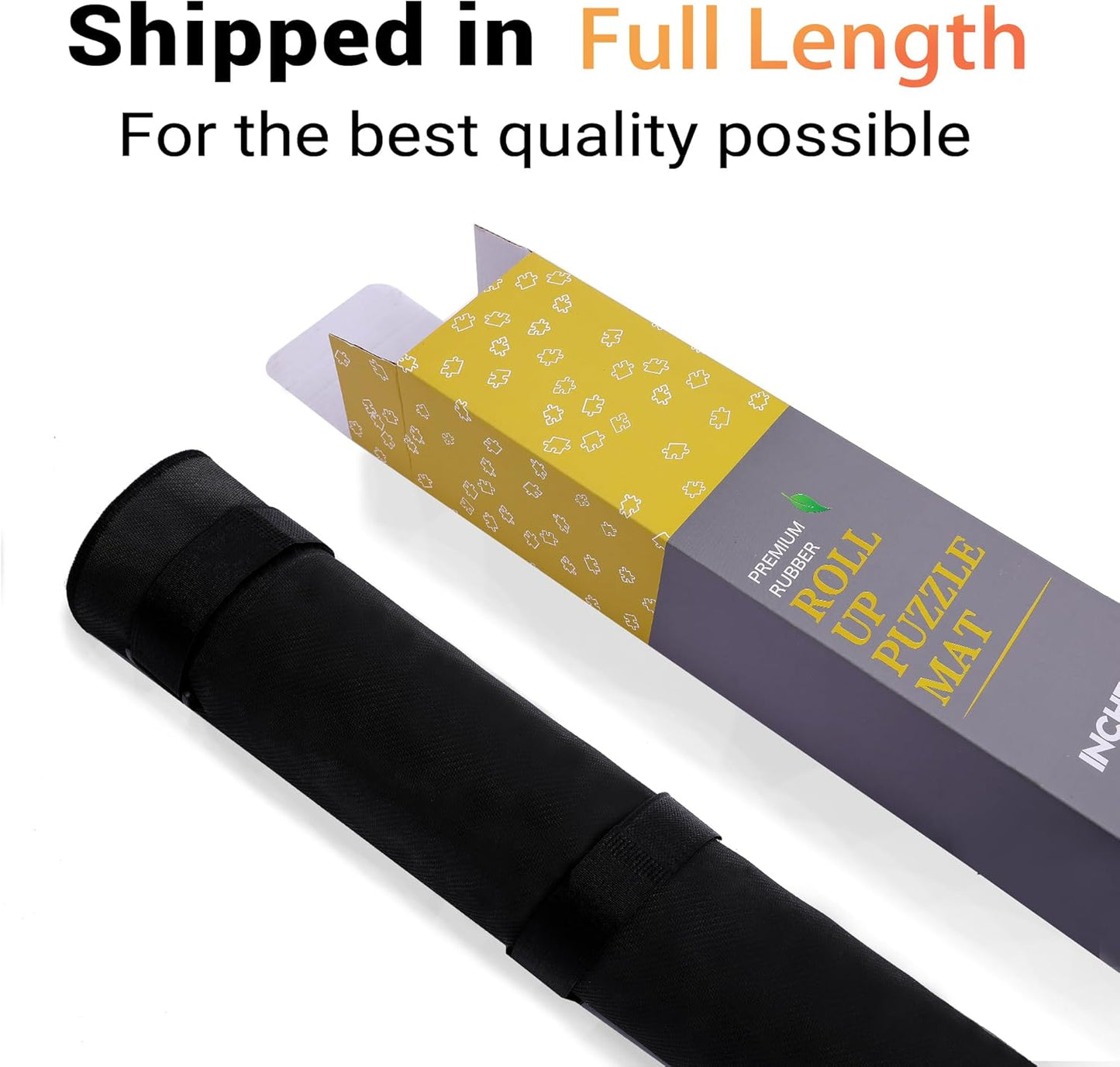 Lwoeo Jigsaw Puzzle Mat Roll Up, No Creases 53.3” x 35” Rubber Saver Pad Up to 3000 Pieces, Black Large Puzzel Matte Rollup with 6 Sorting Trays & 1 Storage Bag. Ideal for Holiday and Birthday