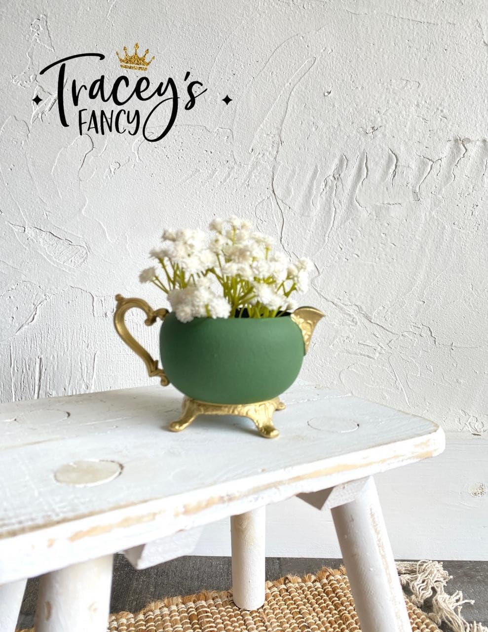 Dixie Belle Paint Company Chalk Finish Furniture Paint - English Ivy (1 Gallon - 128oz) - Matte Muted Green Chic Chalk Mineral DIY Furniture Paint