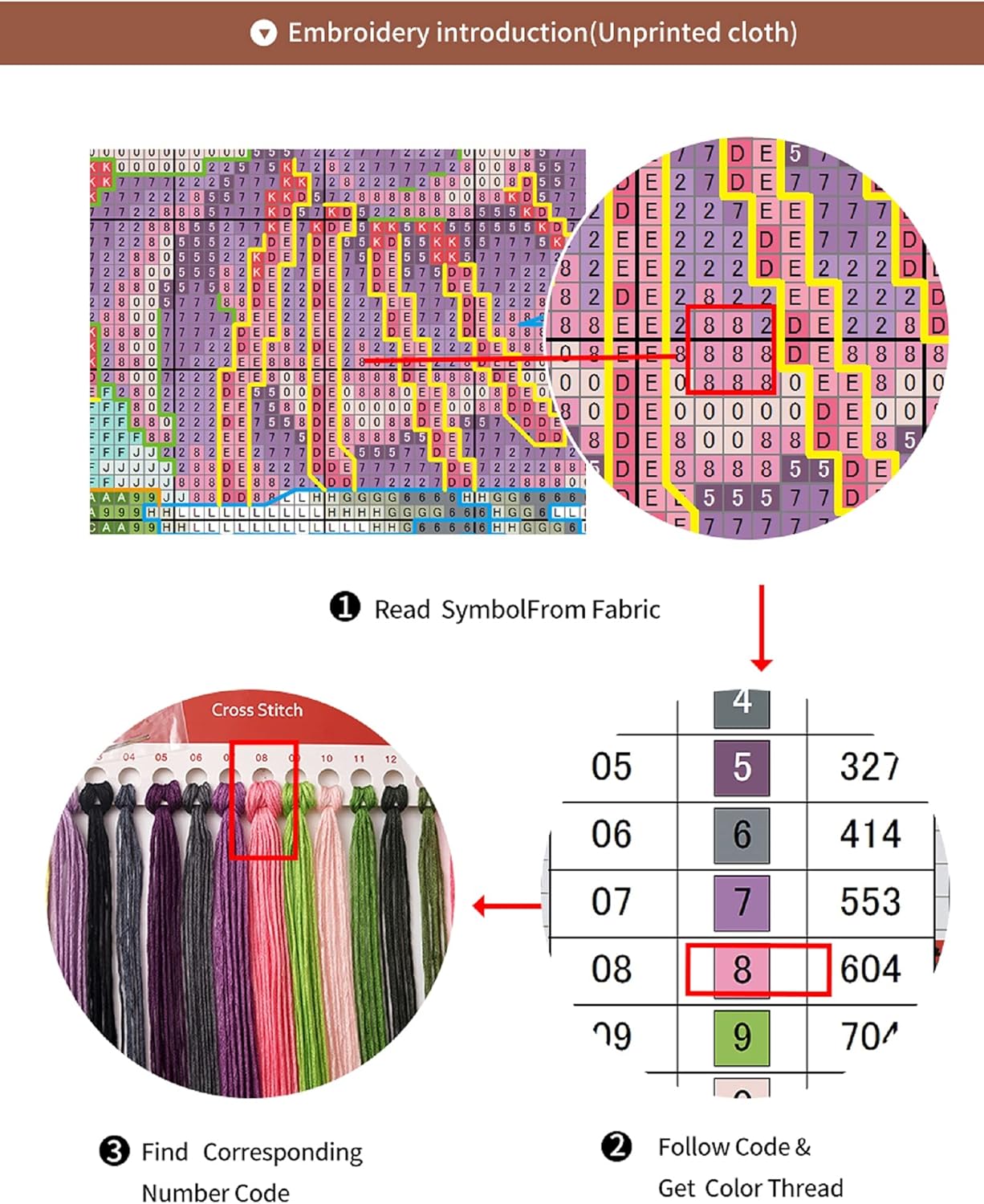 Joyhoor Cross Stitch Kits for Beginners Stamped Cross-Stitch Supplies Needlework preprint Embroidery Kits for Adults DIY Needlepoint Kits Embroidery Patterns 11CT-Autumn Scenery 16x20 inchs