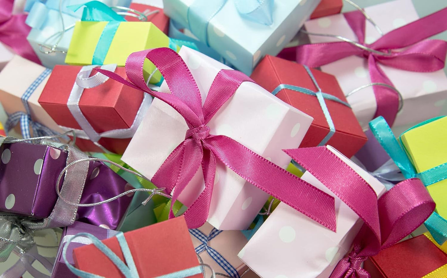 1 Inch Pink Solid Satin Ribbon, 50 Yards Craft Fabric Ribbon for Gift Wrapping Floral Bouquets Wedding Party Decoration
