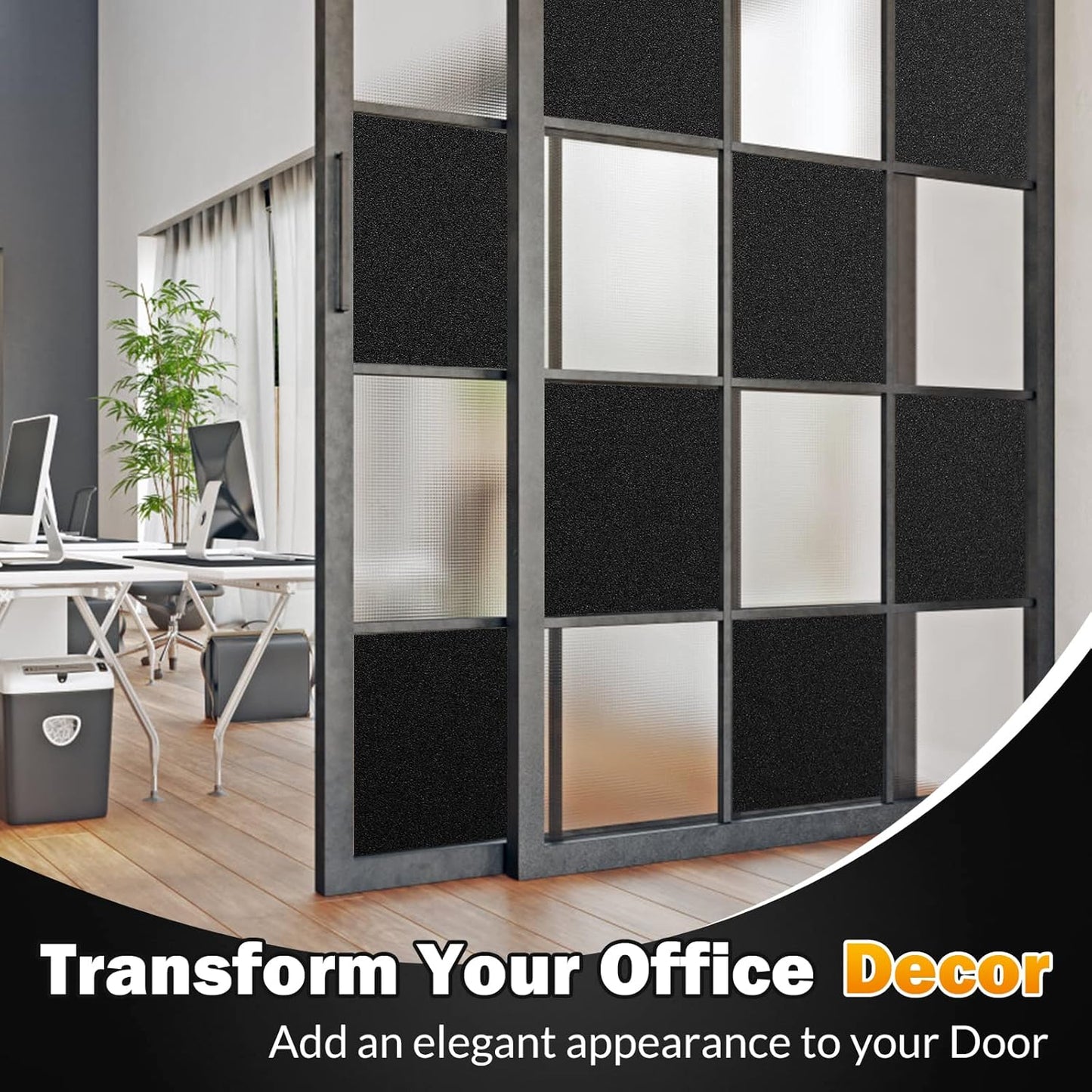 rabbitgoo Blackout Window Film, Sun Heat Blocking Privacy Cover for Glass, Removable Opaque Room Darkening Dark Black Out Window Covers Tint Shades for Home Day Sleep Light Blocker 29.5 x 78.7 Inches