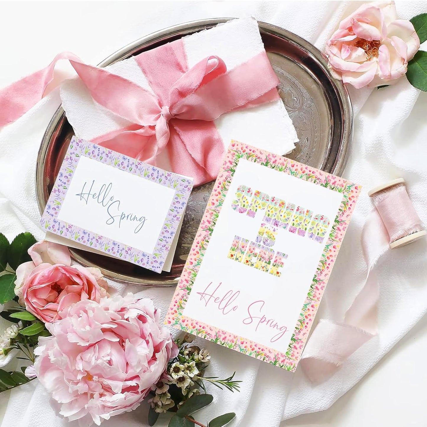 Adirasenotek 12 Rolls Floral Washi Tape Set,Butterfly Flower Washi Tape Decorative Paper Stickers Decorative Tape,DIY Art Crafts Wrapping Decor for Gifts Wrapping