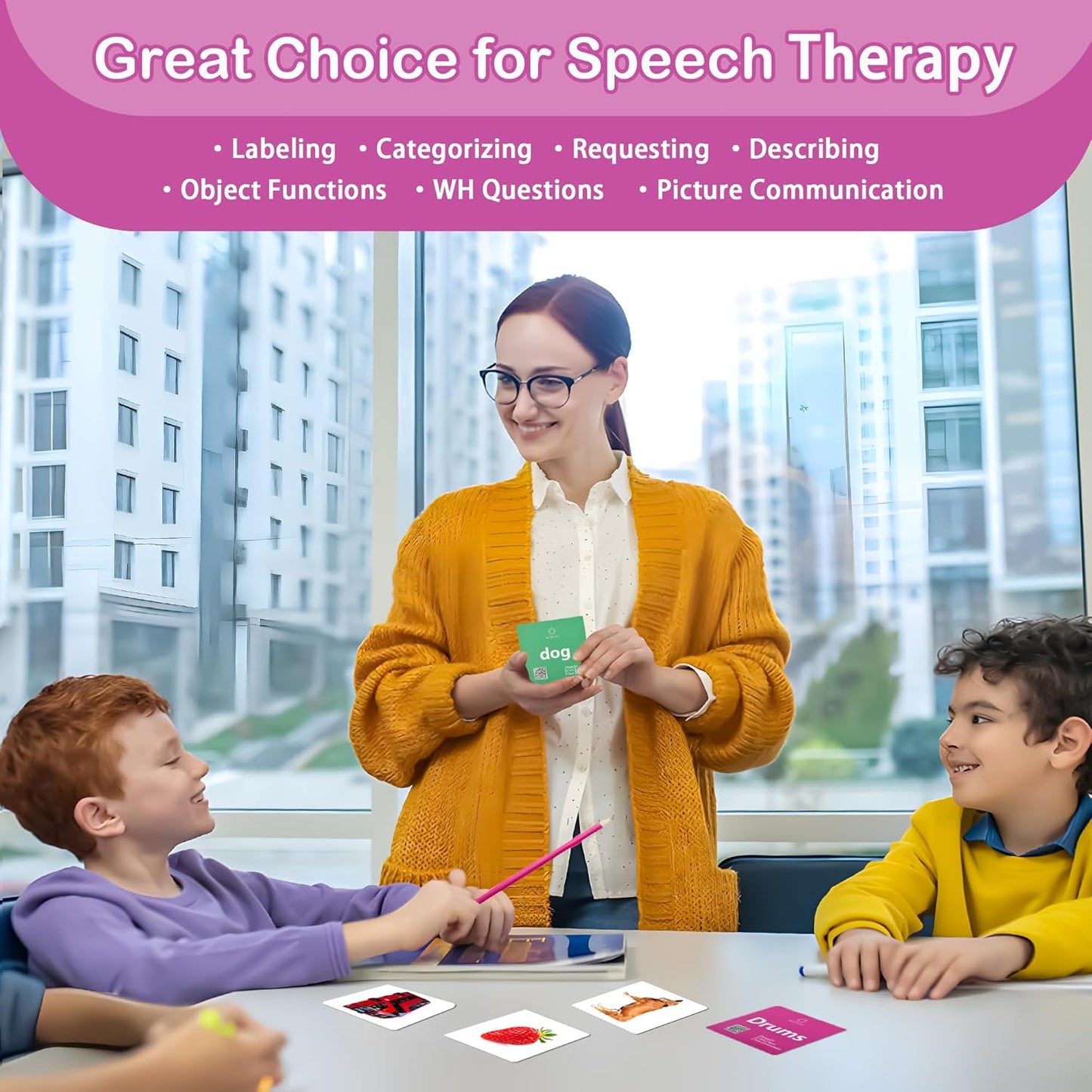 54 Advanced Word Noun Flash Cards for Kids 3-5, Vocabulary Cards with Pictures, | Toddler Flash Cards for Learning English Words| Seasons flashcards| ABA Therapy & Speech Therapy Materials