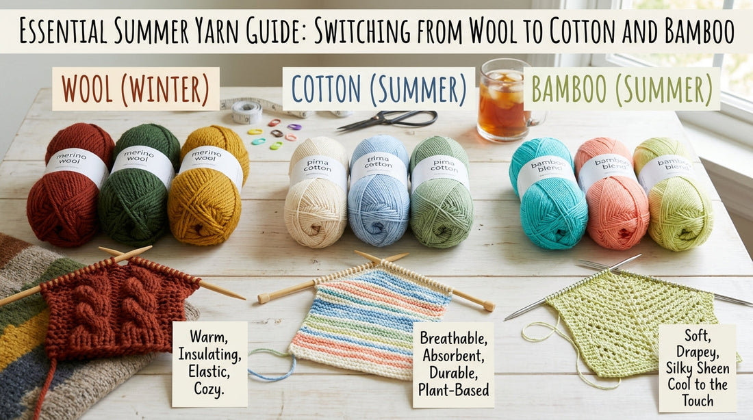 Essential Summer Yarn Guide: Switching from Wool to Cotton and Bamboo