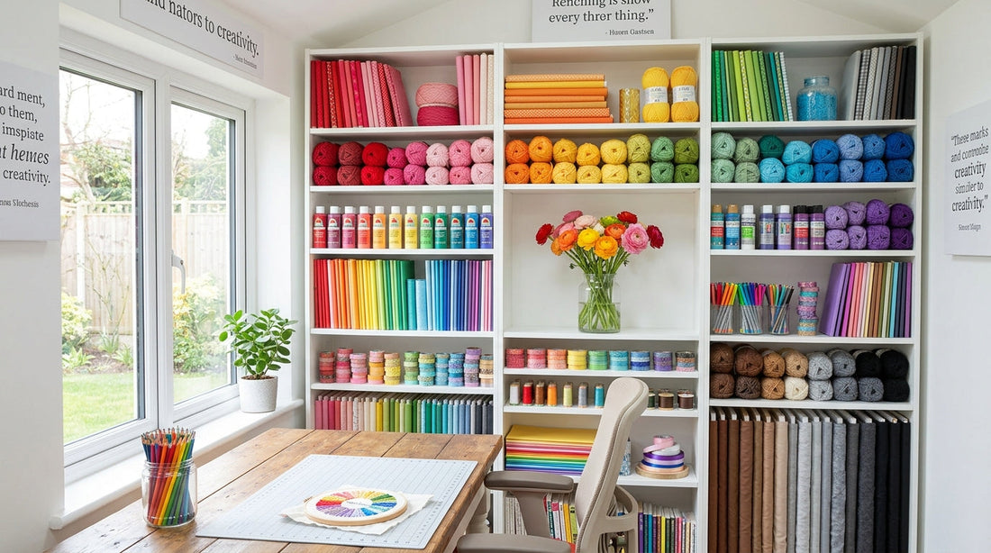 Organizing Your Craft Stash by Color: A Visual Guide to an Inspiring Studio