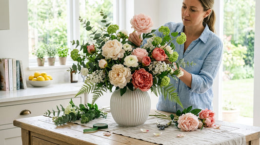 Styling Faux Peonies: How to Create a High-End Floral Arrangement for May