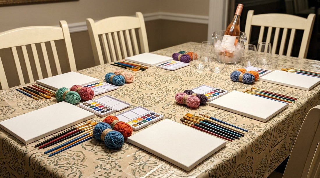 How to Host a "Craft & Sip" Night: Planning the Perfect Creative Party