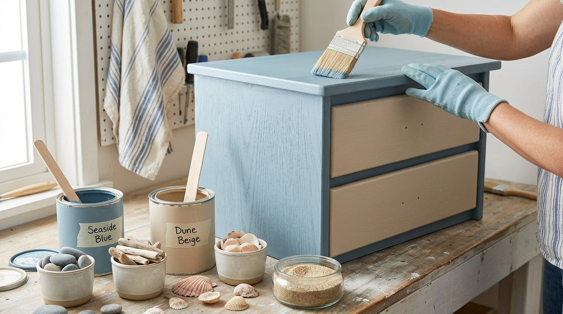 Creating a Coastal Color Palette: Using Soft Blues and Sand Tones in DIY