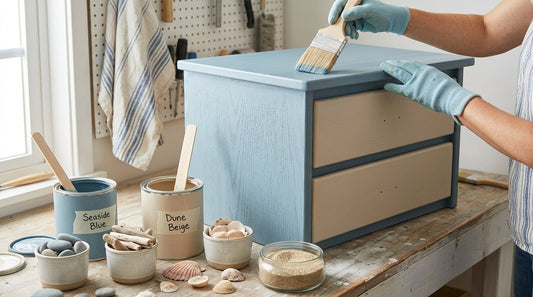 Creating a Coastal Color Palette: Using Soft Blues and Sand Tones in DIY