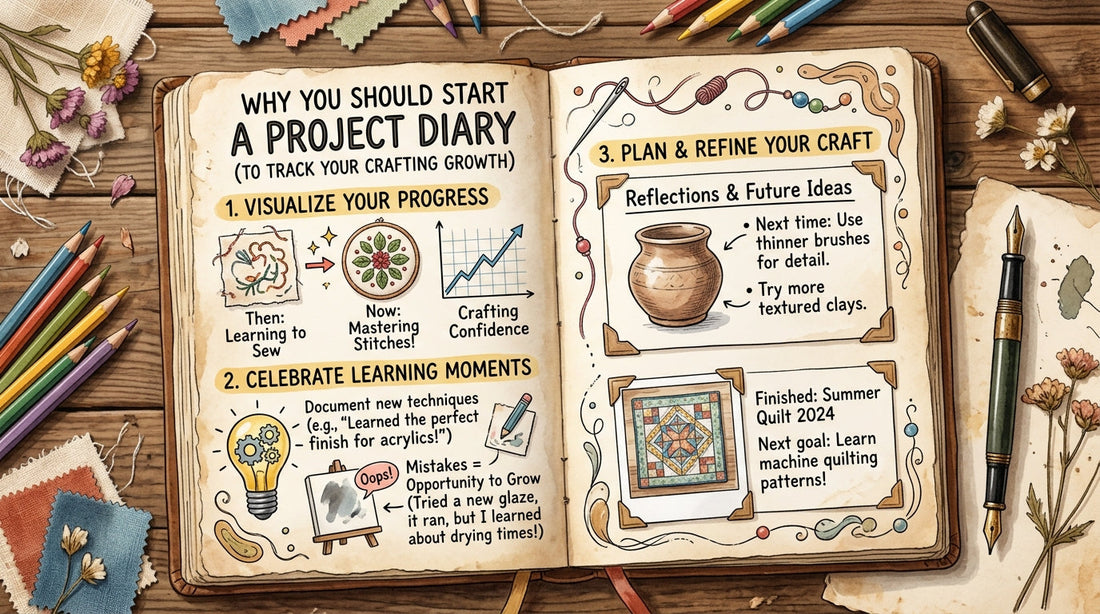 Why You Should Start a "Project Diary" to Track Your Crafting Growth