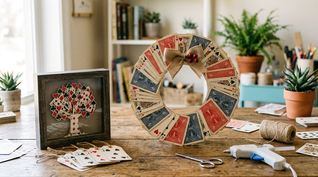 How to Repurpose Old Card Decks into Creative Home Decor