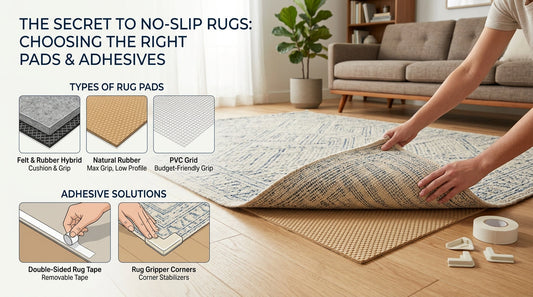 The Secret to No-Slip Rugs: Choosing the Right Pads and Adhesives