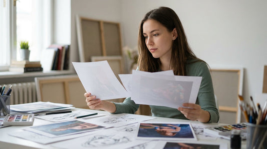 How to Create a Professional Art Portfolio Using Standard Prints and Folders