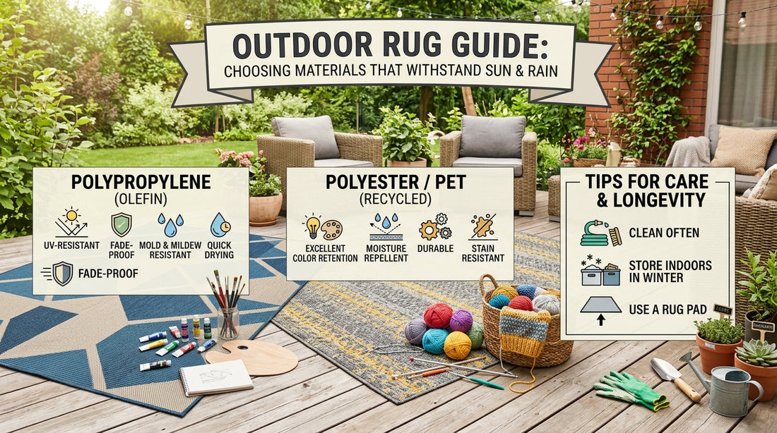 Outdoor Rug Guide: Choosing Materials That Withstand Sun and Rain