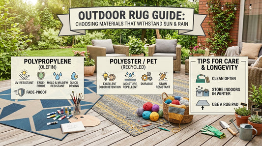 Outdoor Rug Guide: Choosing Materials That Withstand Sun and Rain