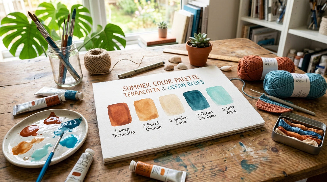 Creating a Summer Color Palette: Incorporating Terracotta and Ocean Blues