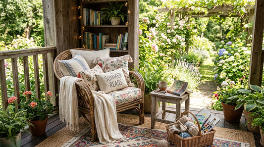 Summer Reading Nook: Creating a Cozy Corner with Rugs and Pillows
