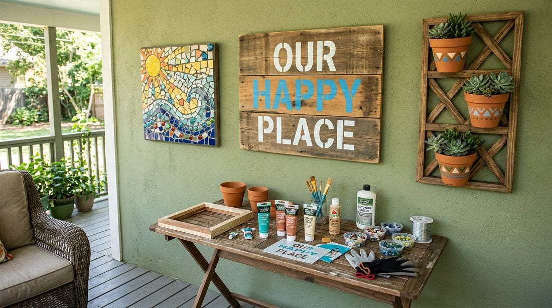 DIY Outdoor Wall Art: Weatherproof Projects for Your Porch or Balcony