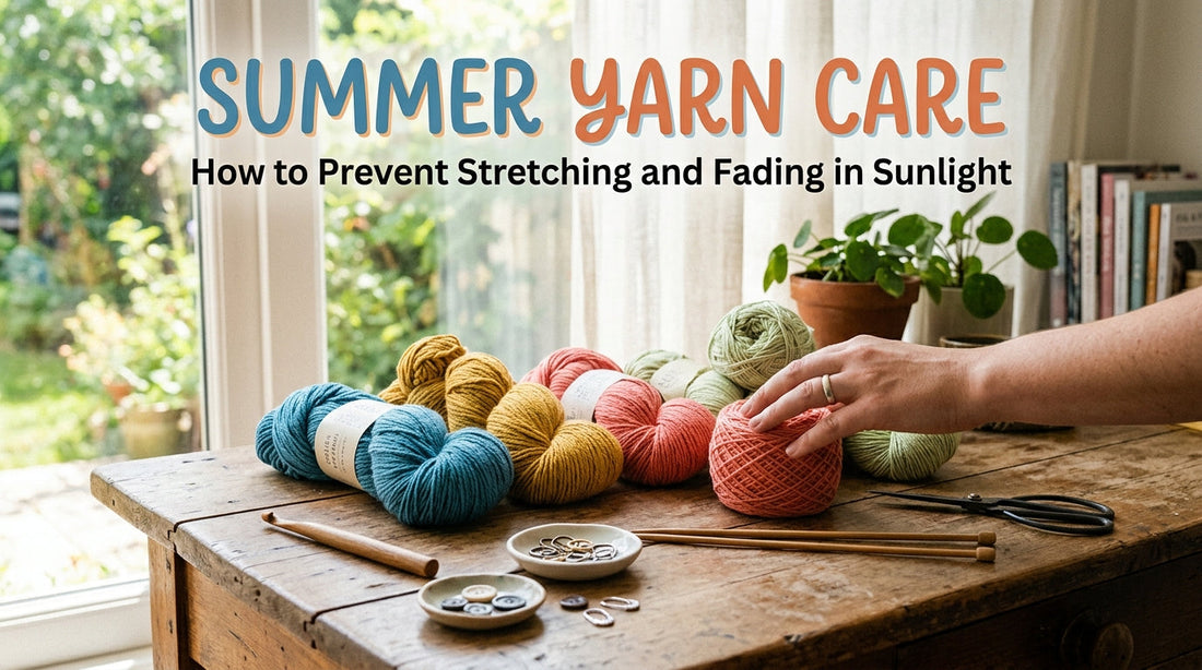 Summer Yarn Care: How to Prevent Stretching and Fading in Sunlight