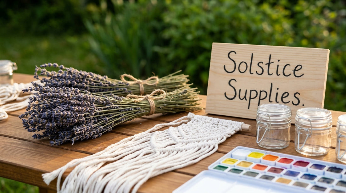 How to Host a Summer Solstice "Craft & Sip" Under the Stars