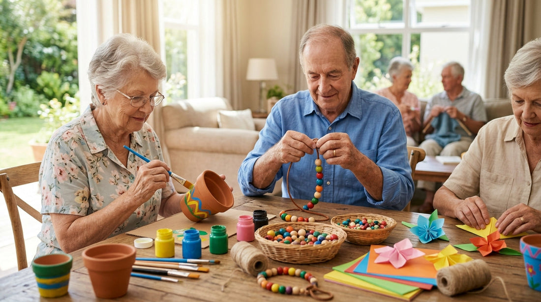 Summer Crafting for Seniors: Gentle Projects to Improve Dexterity and Focus