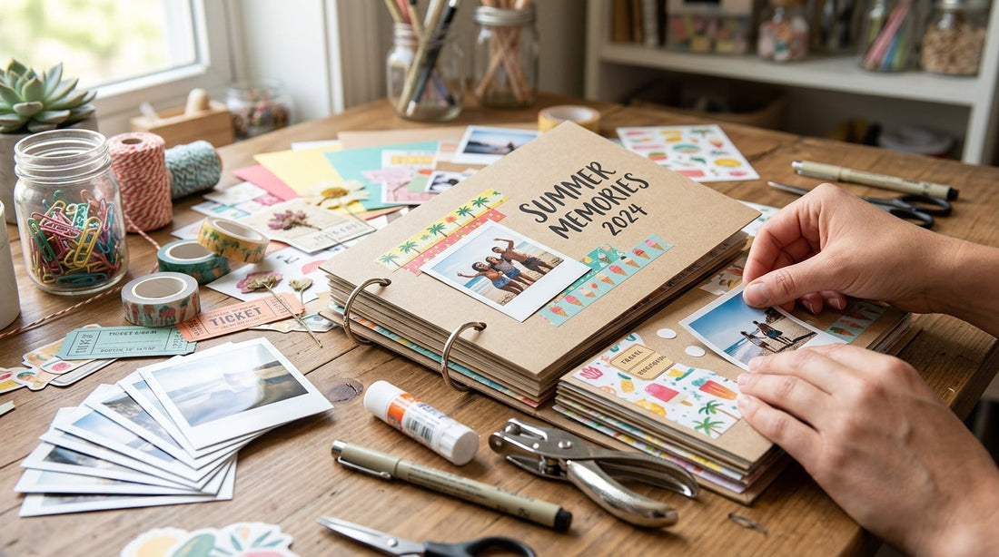 DIY Photo Albums for Summer Memories: No-Sew Binding Techniques