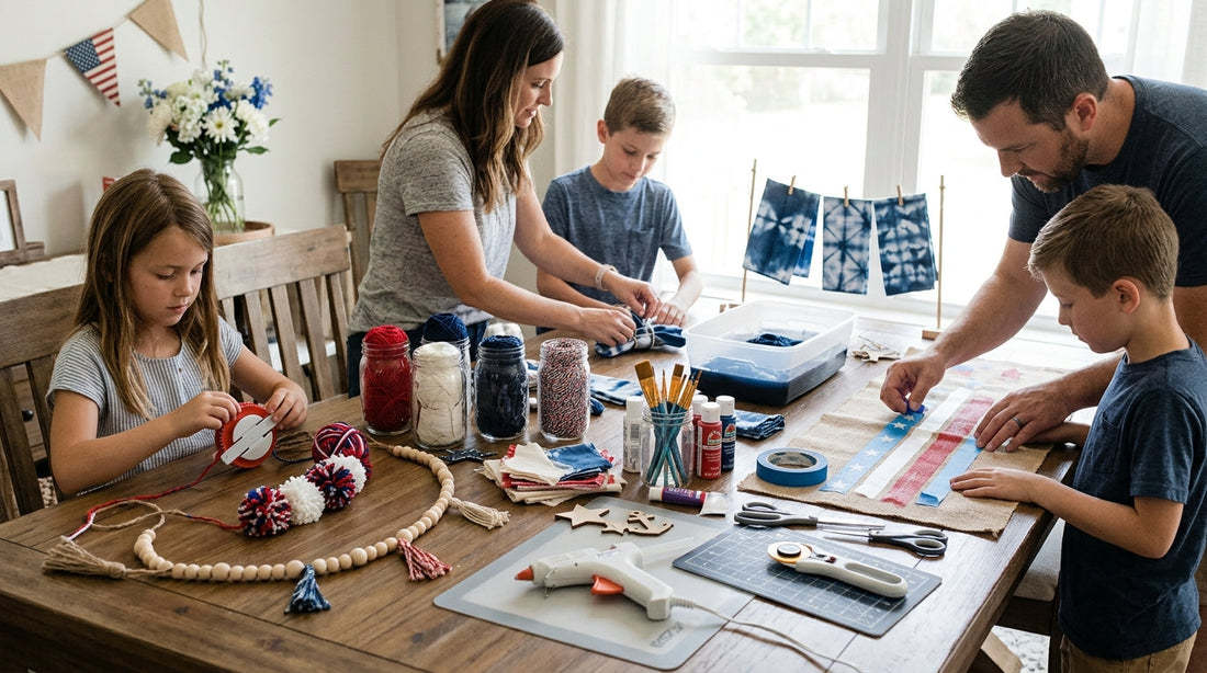 Fourth of July Craft Ideas for Families: Red, White, and Blue Projects That Feel Stylish