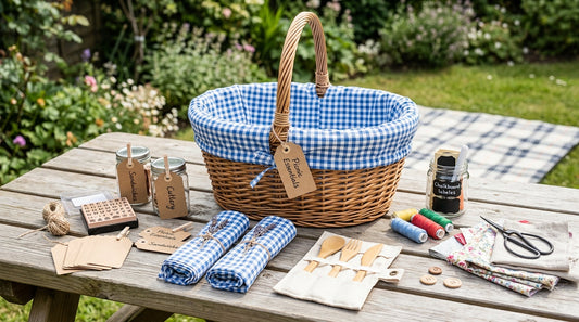 DIY Picnic Basket Upgrades: Handmade Liners, Labels, and Accessories