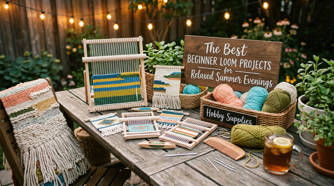 The Best Beginner Loom Projects for Relaxed Summer Evenings