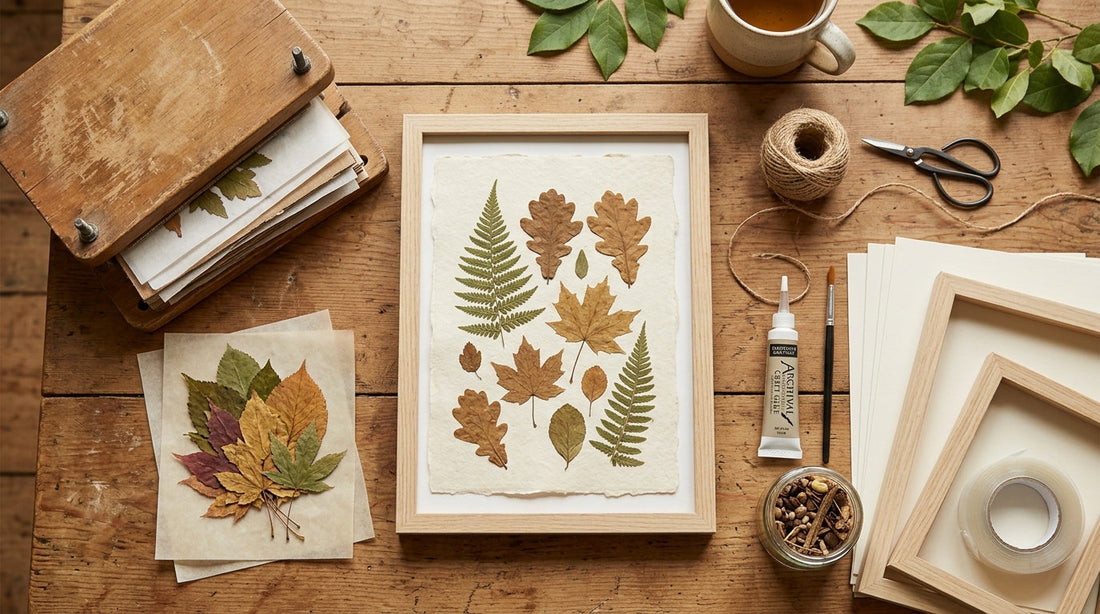 DIY Pressed Leaf Art: A Fresh Alternative to Pressed Flowers