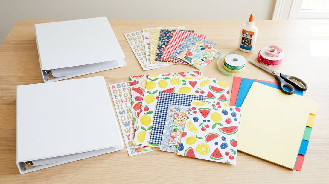 How to Make a Handmade Recipe Binder for Summer Family Meals