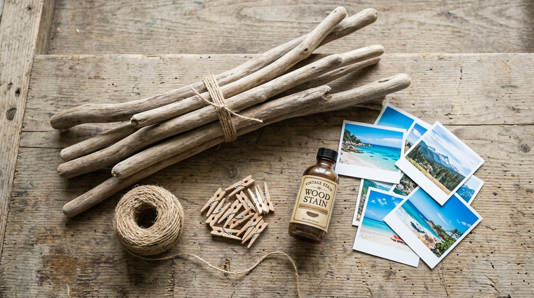 How to Make a Handmade Photo Display for Vacation Snapshots