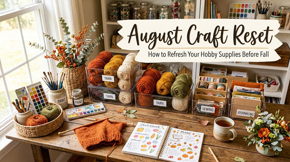 August Craft Reset: How to Refresh Your Hobby Supplies Before Fall