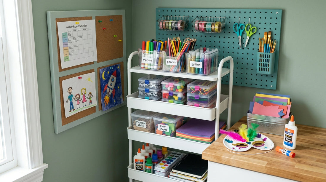Back-to-School Craft Organization: Supplies That Keep Kids’ Projects Neat
