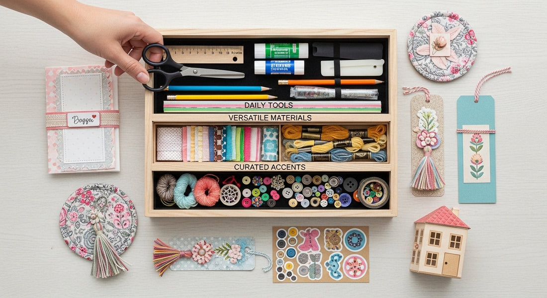 Crafting on a Budget: The “Capsule Craft Kit” Method (Do More with Less)